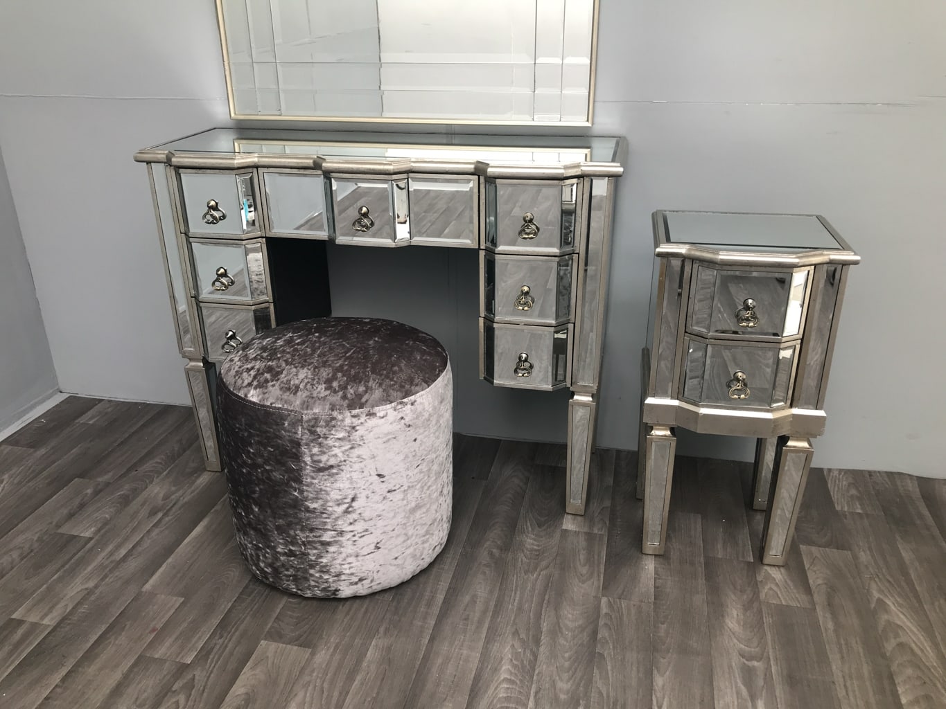 all mirror dressing table