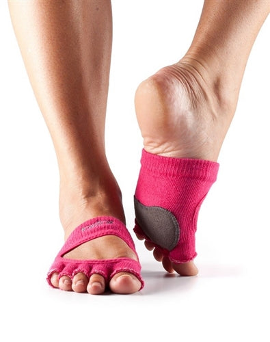 Toesox - Half Toe Bellarina Socks - Fuchsia