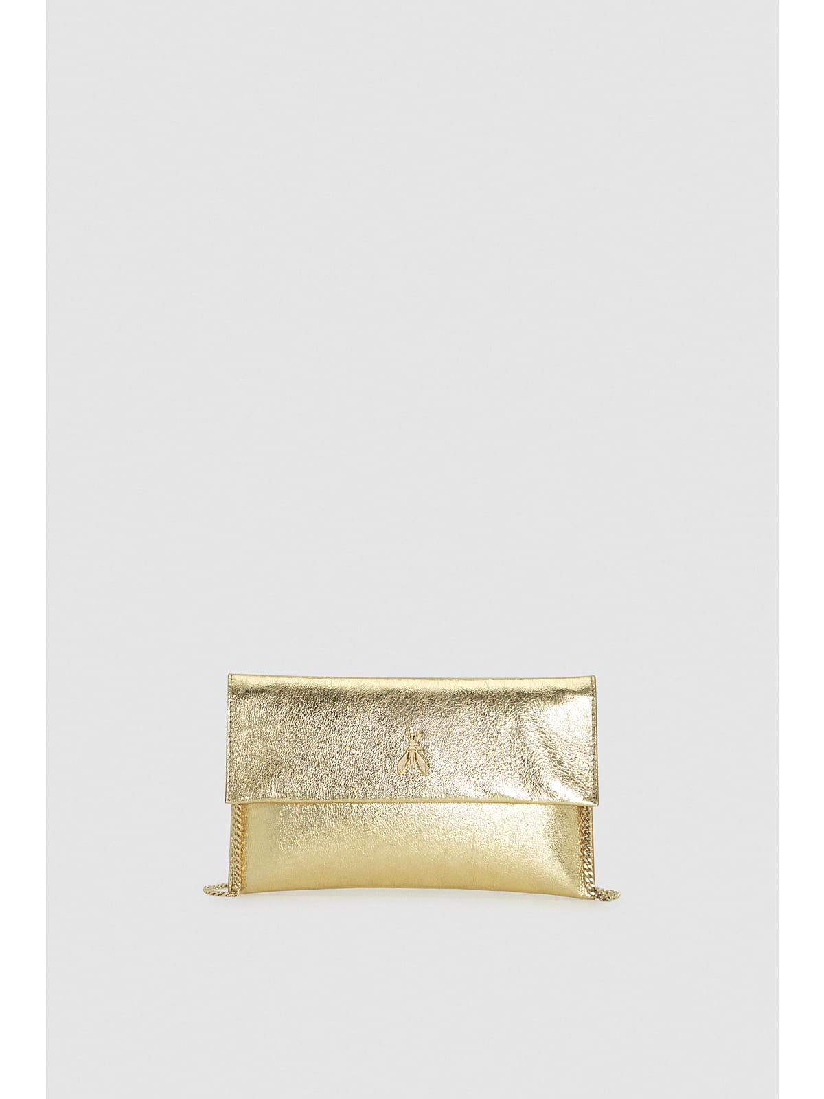 Clutch Bag with Patrizia Pepe Logo / Gold