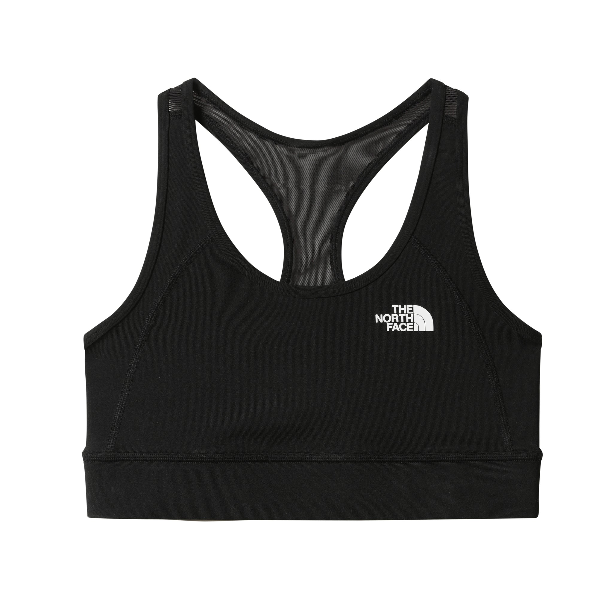 The North Face logo bralette in black