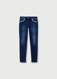 Jeans skinny con dettagli gioiello / Jeans - Ideal Moda