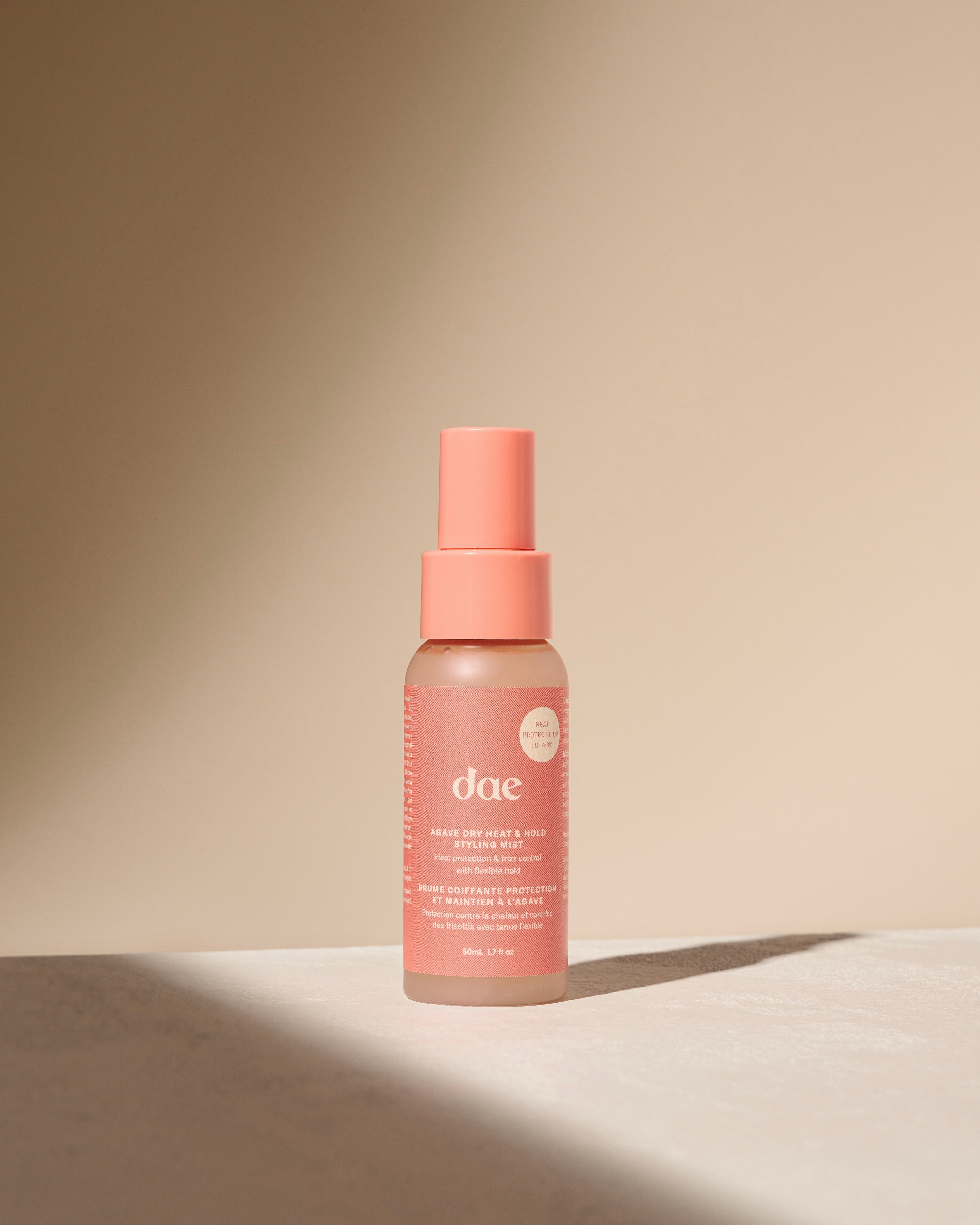 Dae Hair Agave Dry Heat & Hold Styling Mist - Mini In White