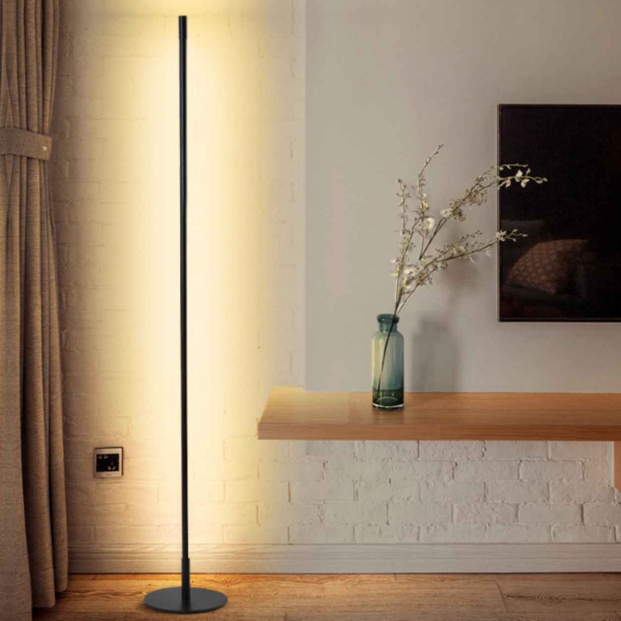 Modern Minimal LED Floor Lamp – Element 