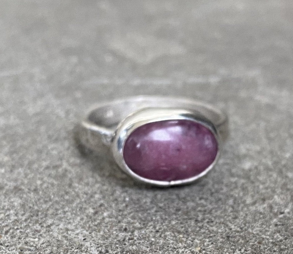 Purple agate ring - collectionsbytracy.com