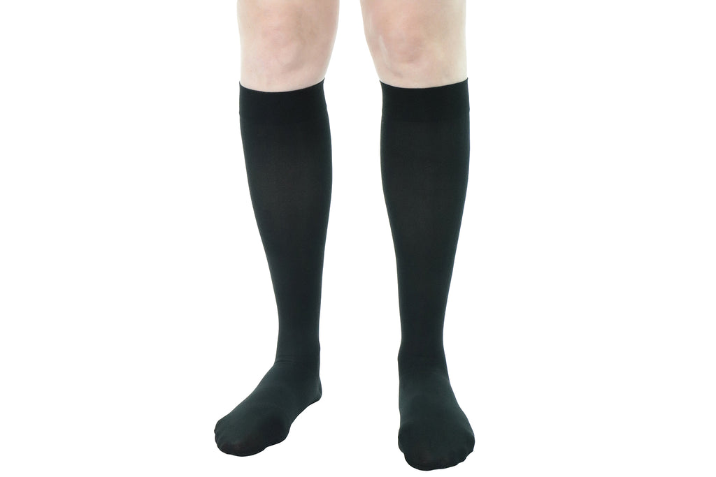 Bas De Compression Pour Traiter Les Varices - Couleur Noire