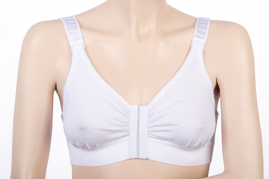 Soutien Gorge Sans Armature Standard - Blanc - Porté Par Un Mannequin En Plastique