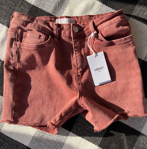 Sweet Wineberry Shorts - Ever Vi Boutique