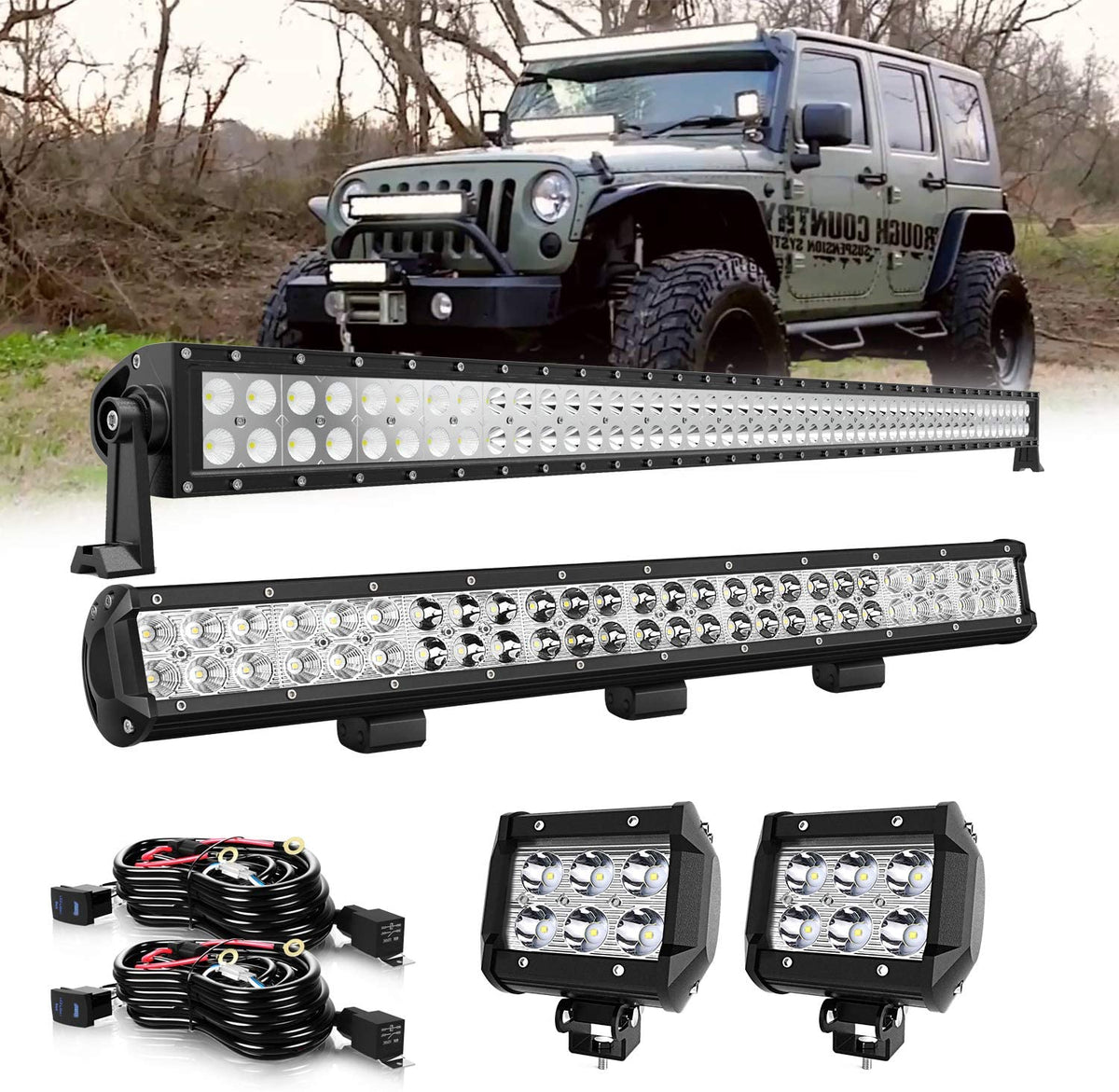 Jeep Wrangler JK 2007 - 2018 Light Bars & Mounts – OffGrid Store