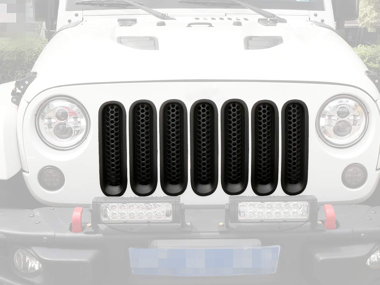 The Best Front Grille Inserts Jeep Wrangler JK – OffGrid Store