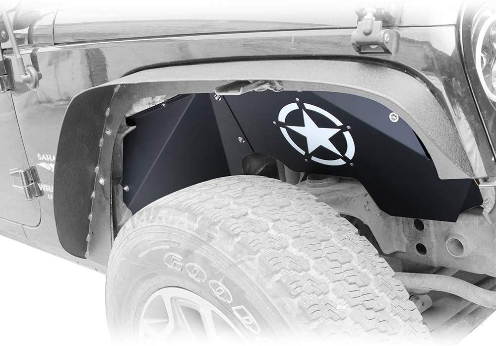 Front Inner Fender Liners Star for 07-18 Jeep Wrangler JK – OffGrid Store