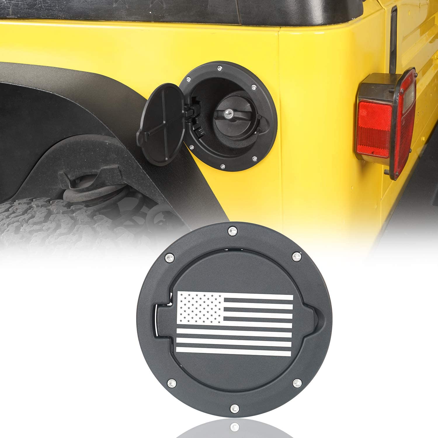 US Flag Gas Cap for Jeep Wrangler TJ 1997-2006 – OffGrid Store