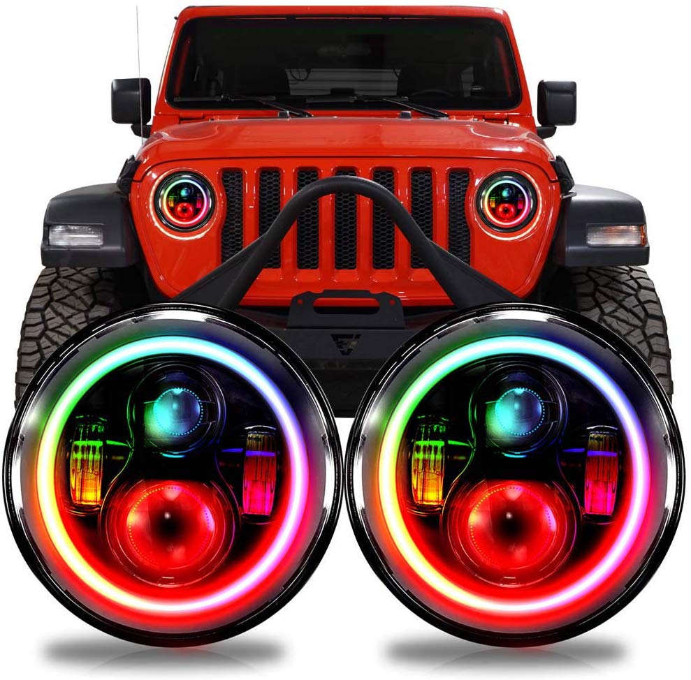 LED RGB Color Changing Headlights Jeep JL 2018+ – OffGrid Store