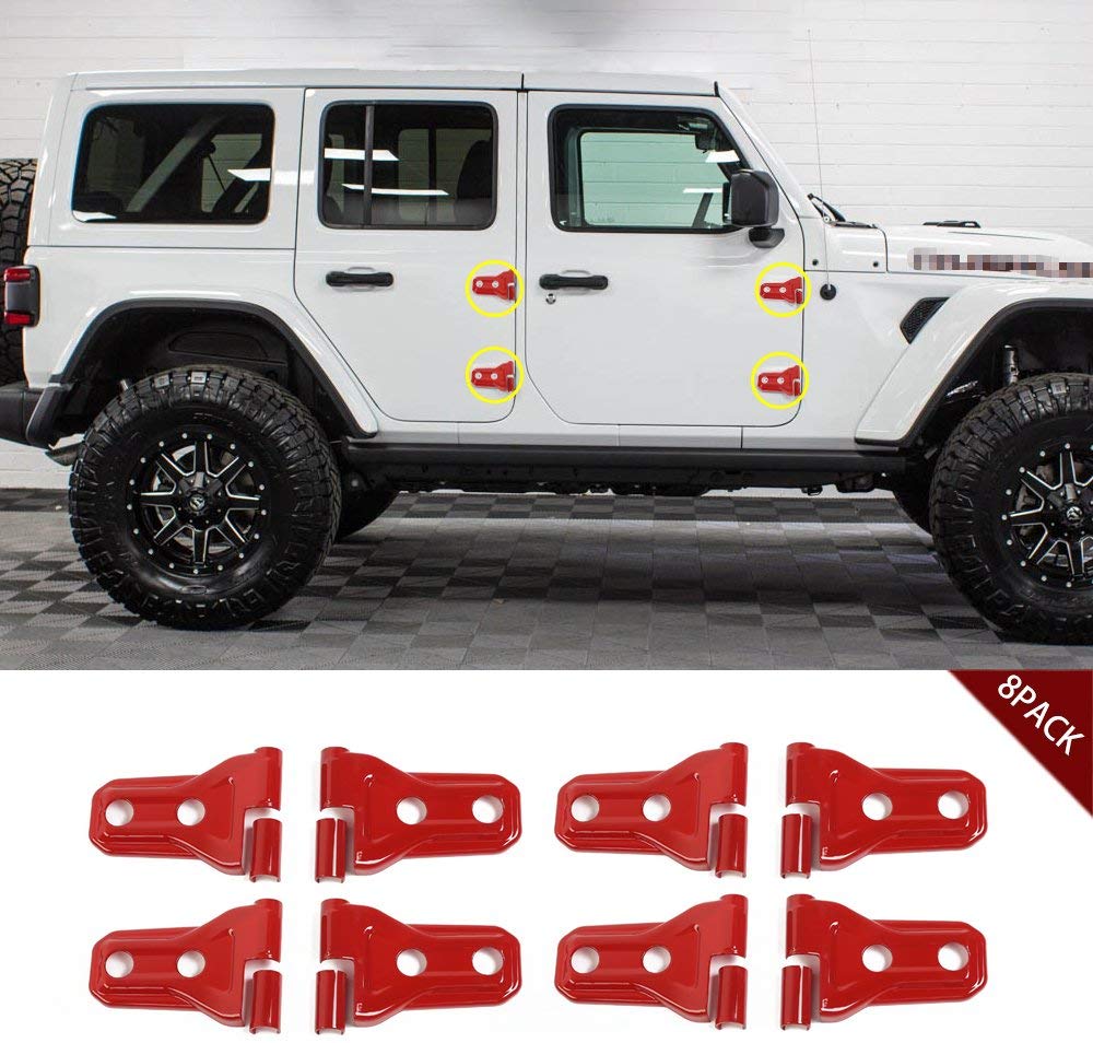 Door Hinge Cover Trim for Jeep Wrangler JL and Jeep Gladiator JT, More –  OffGrid Store