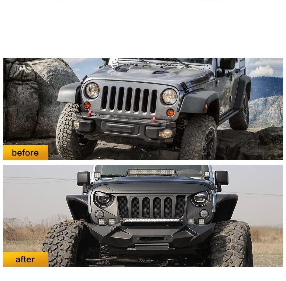 Front Beast Grille for Jeep Wrangler JK 2007-2017 – OffGrid Store