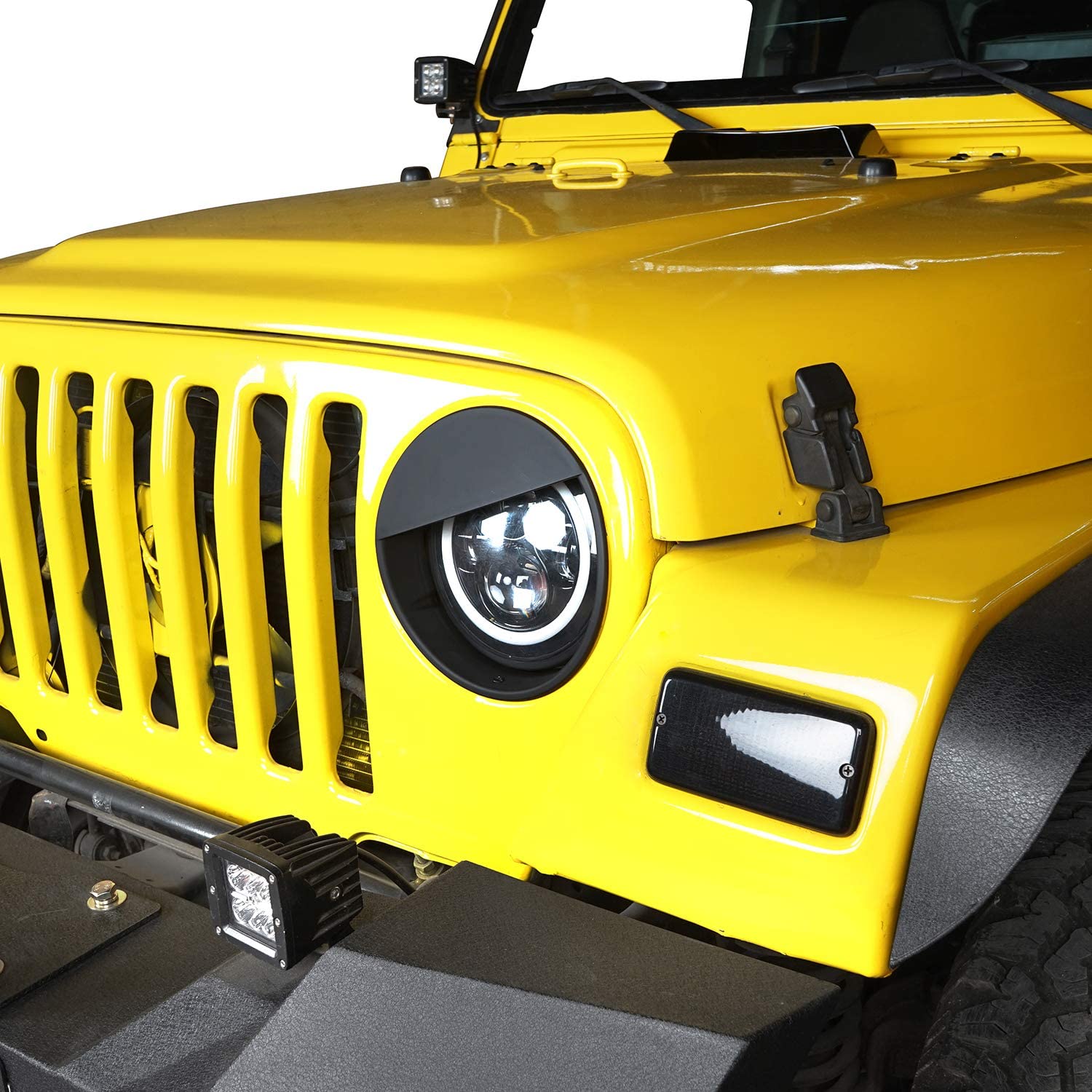 Angry Bird Headlight Covers for 1997-2006 Jeep Wrangler TJ – OffGrid Store