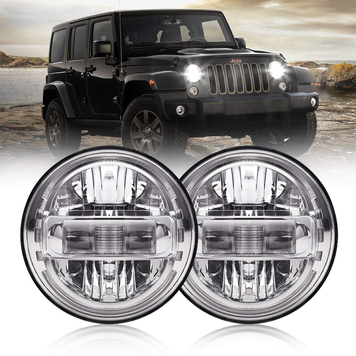 7 Inch Led Headlights DOT Approved – OffGrid Store