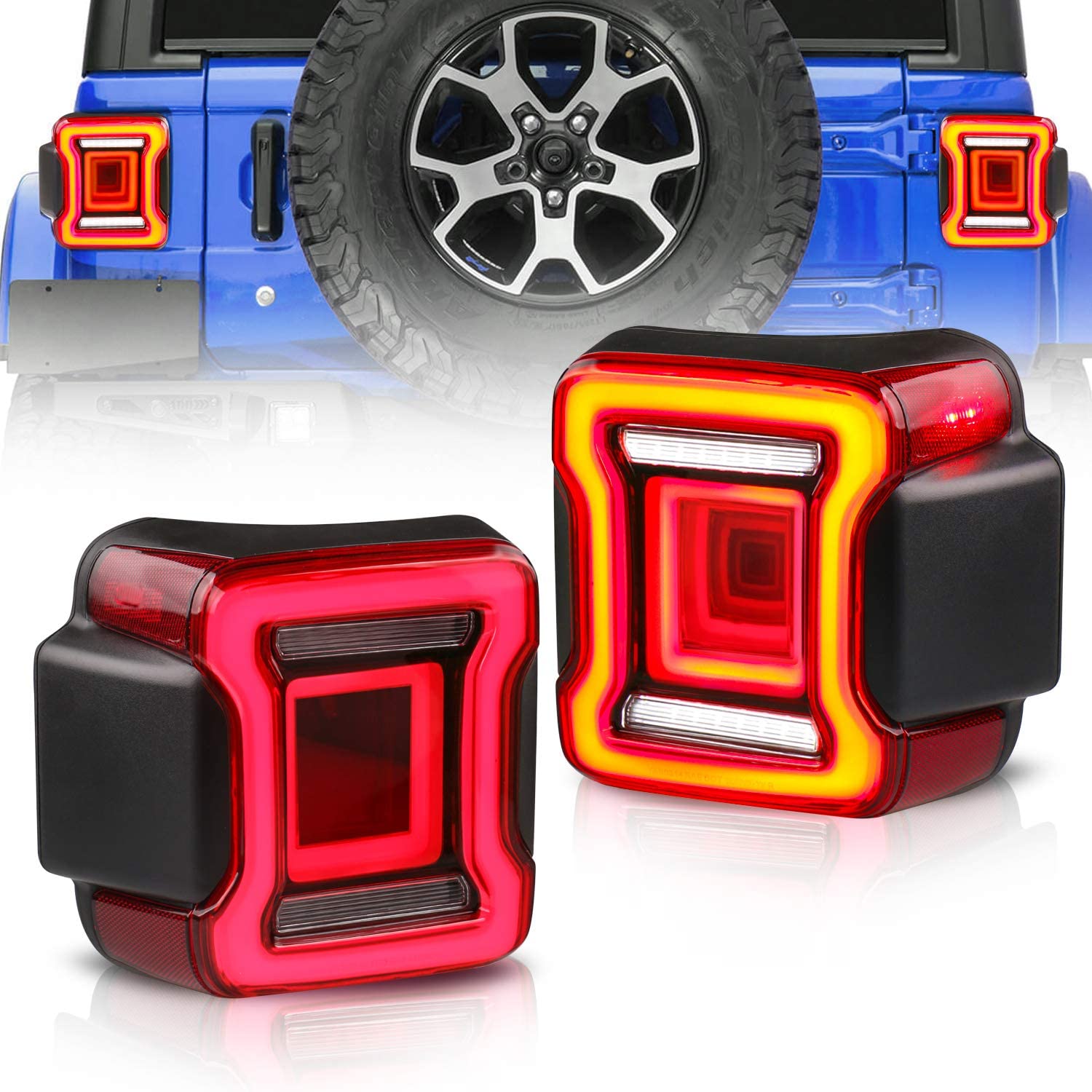 LED Tail Lights for Jeep Wrangler JL & JT – OffGrid Store