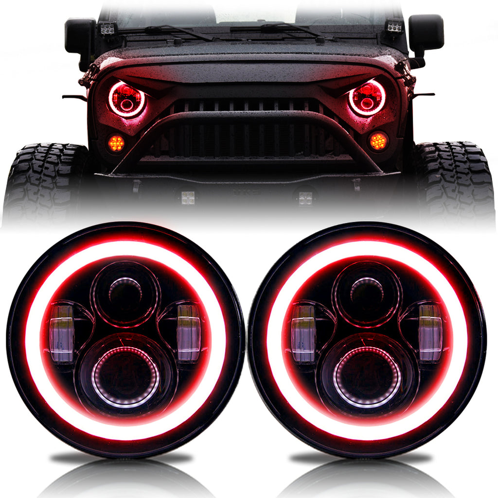 jeep blue halo headlights