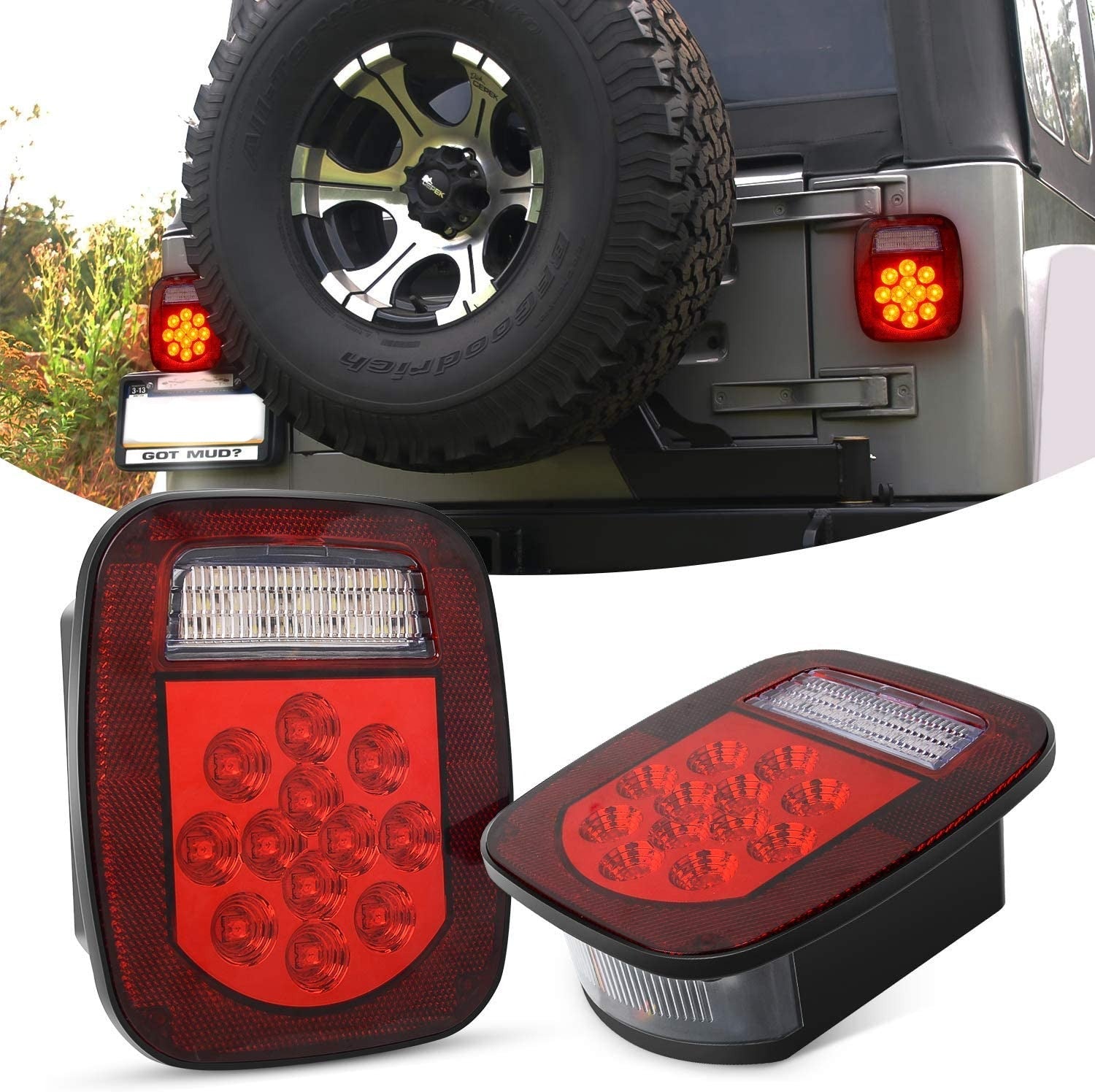 Tail Lights fit for Jeep Wrangler TJ CJ 76-06 – OffGrid Store