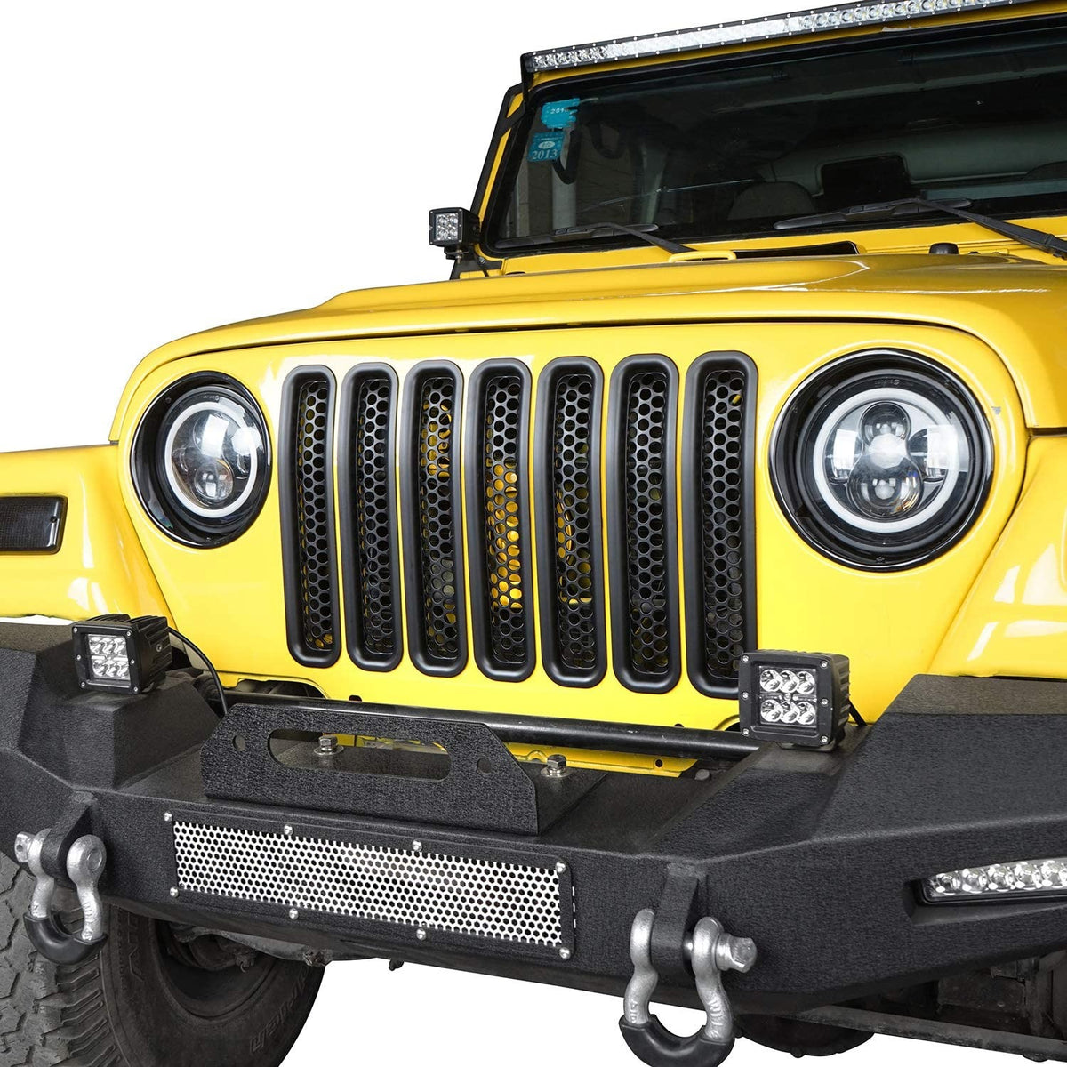 Front Grill Inserts for 1997-2006 Jeep Wrangler TJ – OffGrid Store