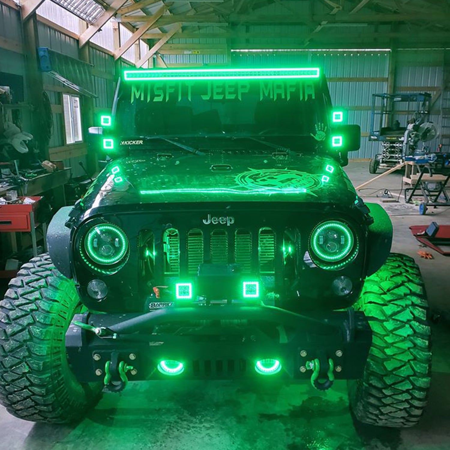 RGB Multi-Color LED Light Bar for Jeeps, Trucks & Cars – OffGrid Store