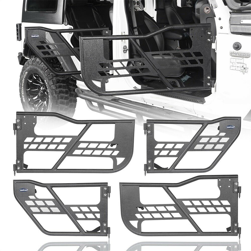 4-Door Set Front & Rear Tubular Doors for Jeep Wrangler JK – OffGrid Store