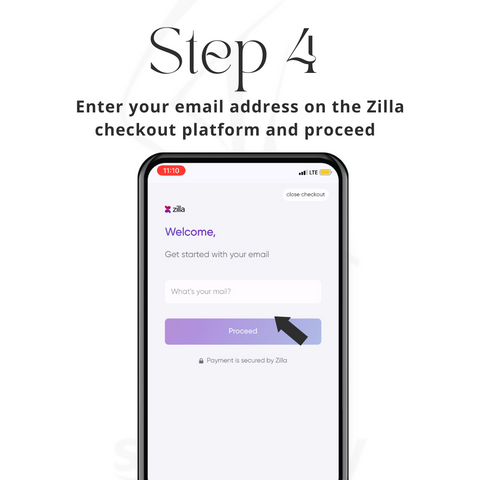 Use Zilla to pay in 4 instalments