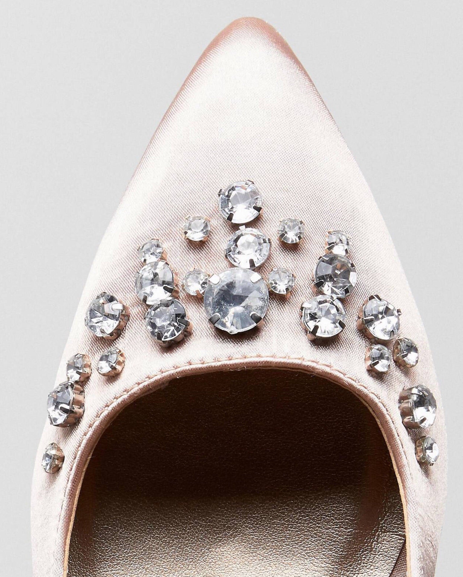 qupid bridal embellished pointed heels