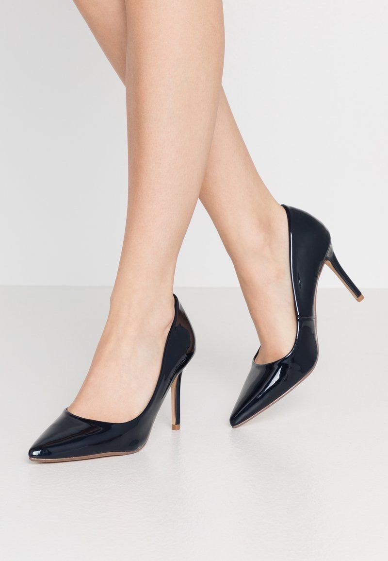 dorothy perkins navy court shoes