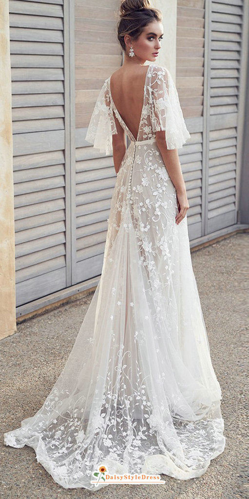 Boho Wedding Dress Daisystyledress 6948