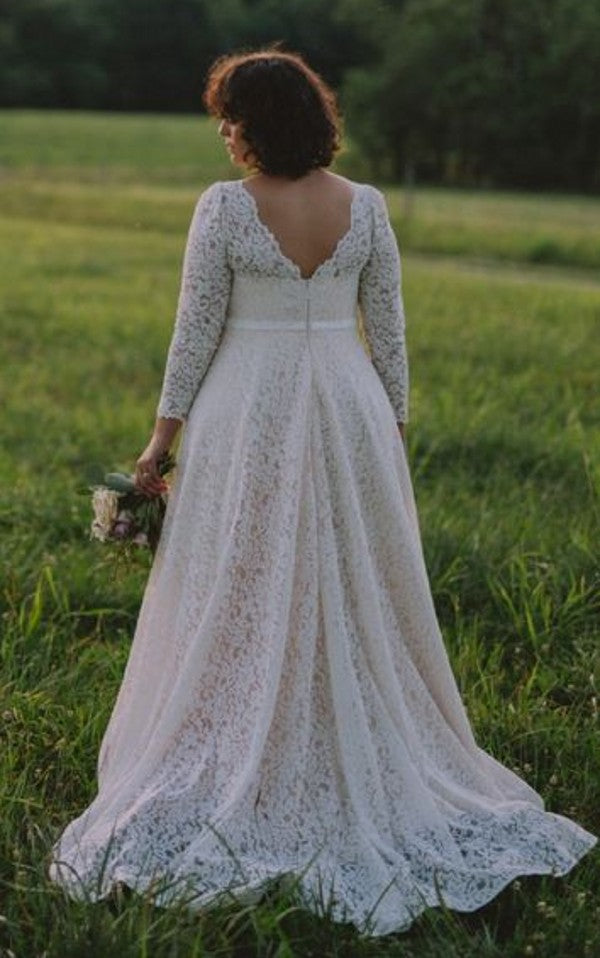 cheap modest plus size wedding dresses