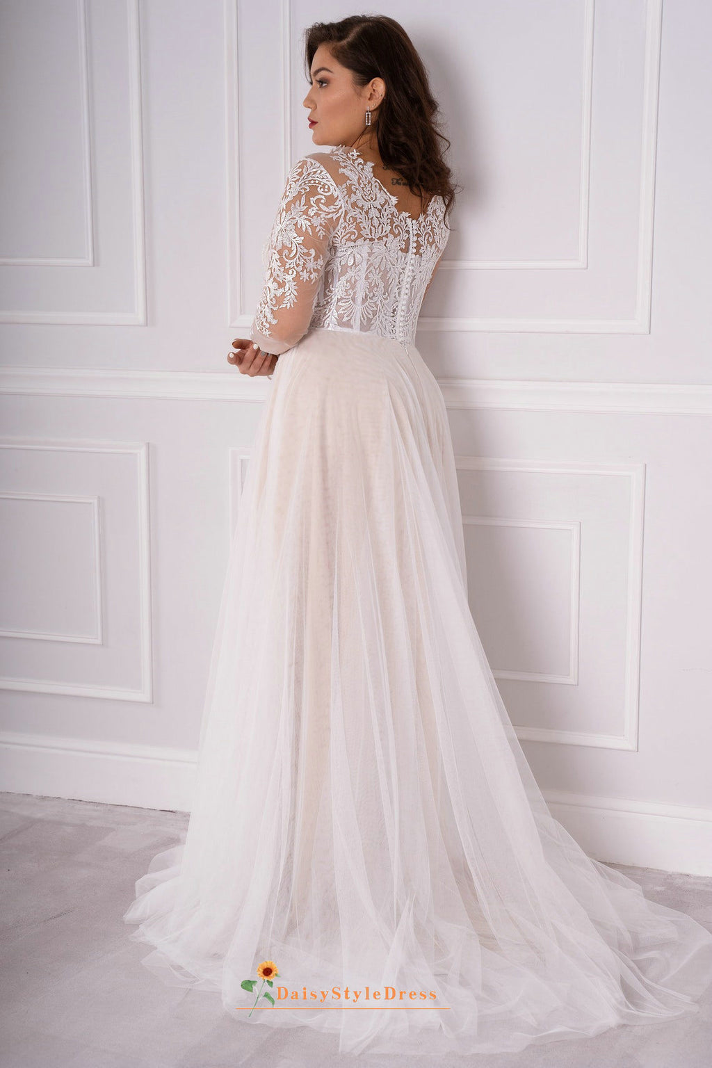 Long Sleeve Wedding Dresses – Page 2 – daisystyledress