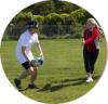 Image of people playing touch rugby