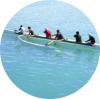 Image of people doing waka ama