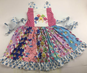 baby shark boutique dress