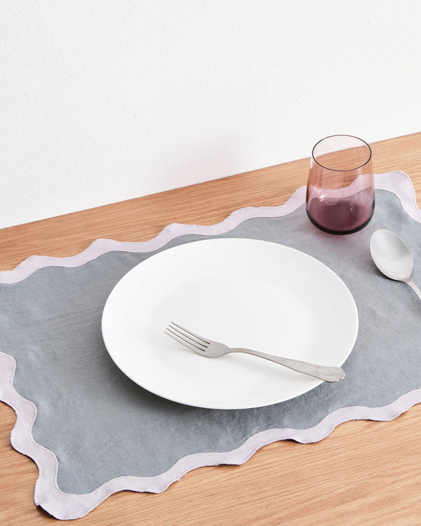 Scalloped Quilted Cotton Placemat – Cutter Brooks
