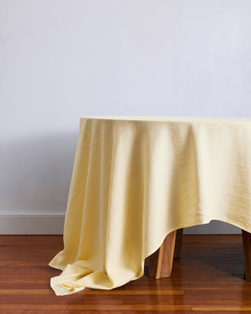 Set of 4 Belíssima Flax Linen Placemats – Goldenrod - Ballard Designs