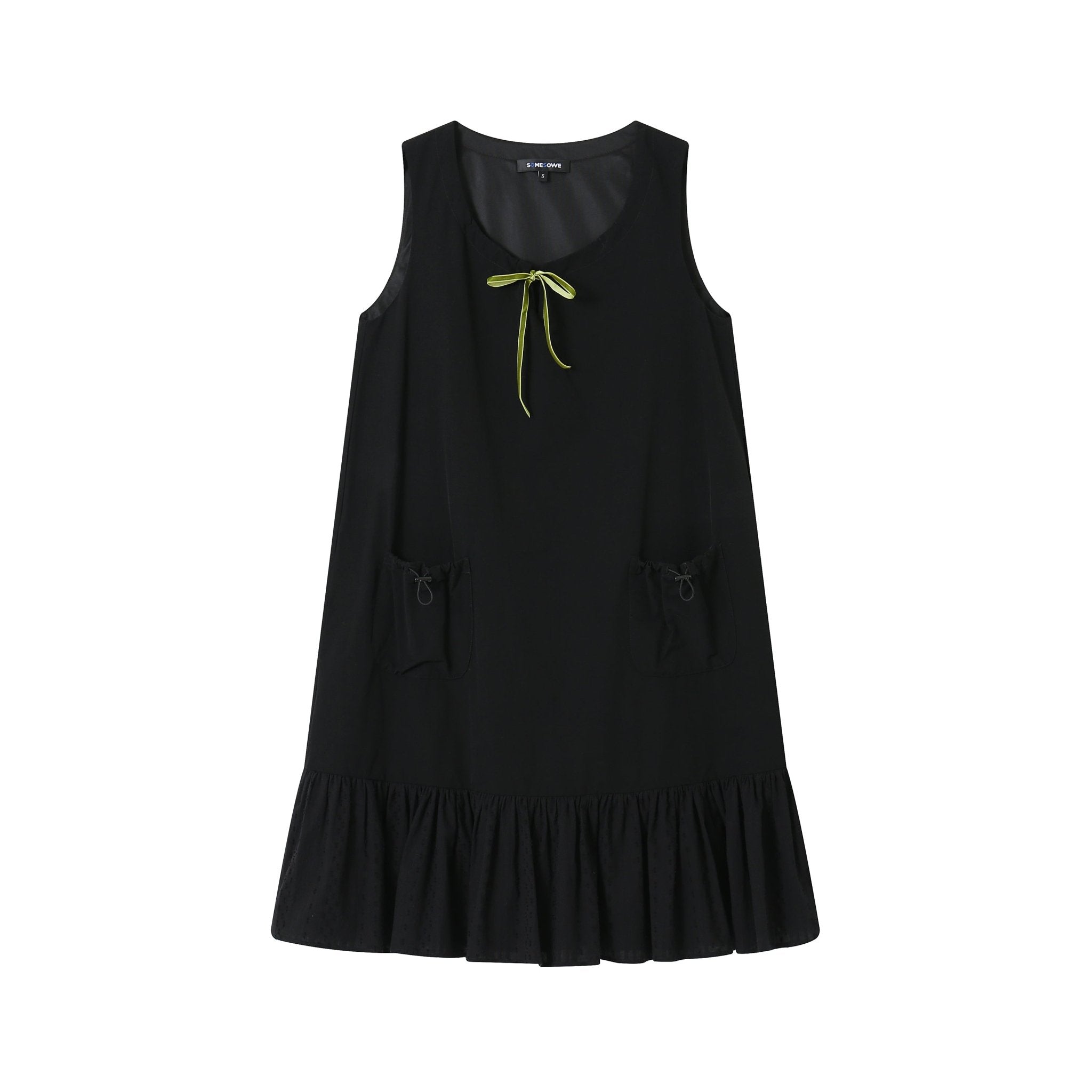 Drawstring Cargo Tank Dress