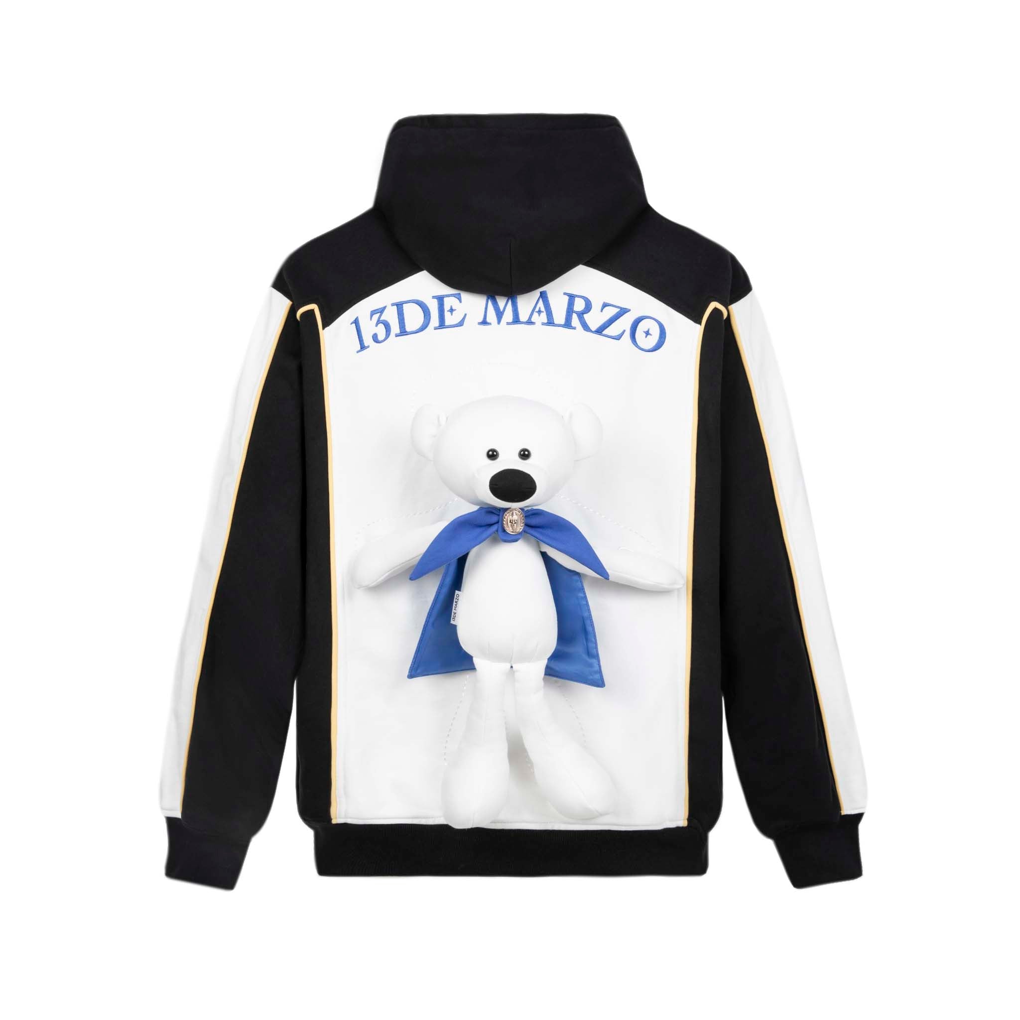 13DE MARZO x LOL Bear Spatula Hoodie Black & White