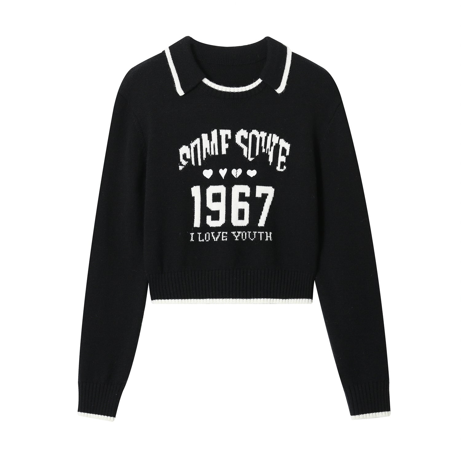 1967 Black Polo Sweater