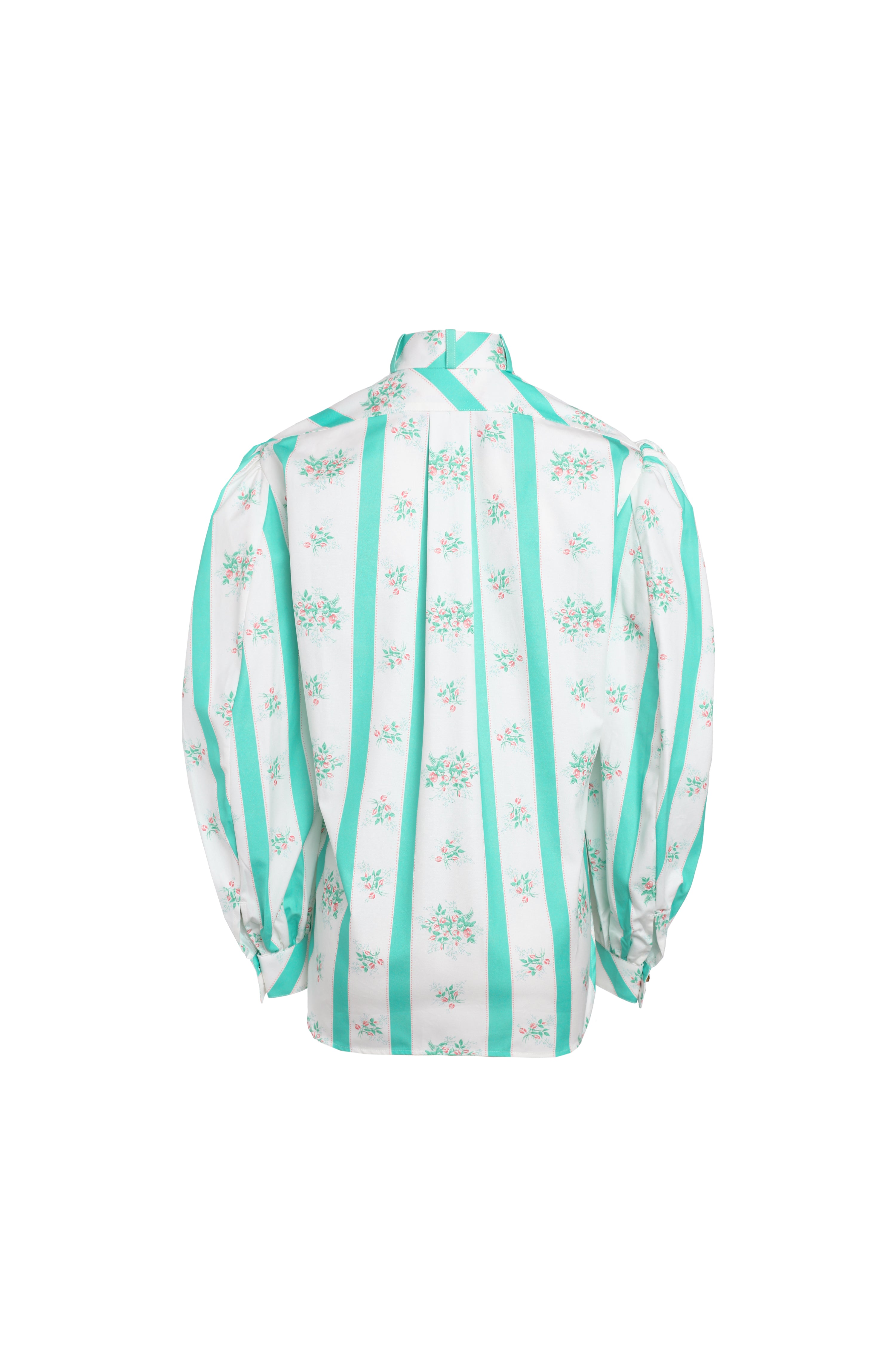 Lake Blue Striped Vintage Woven Shirt