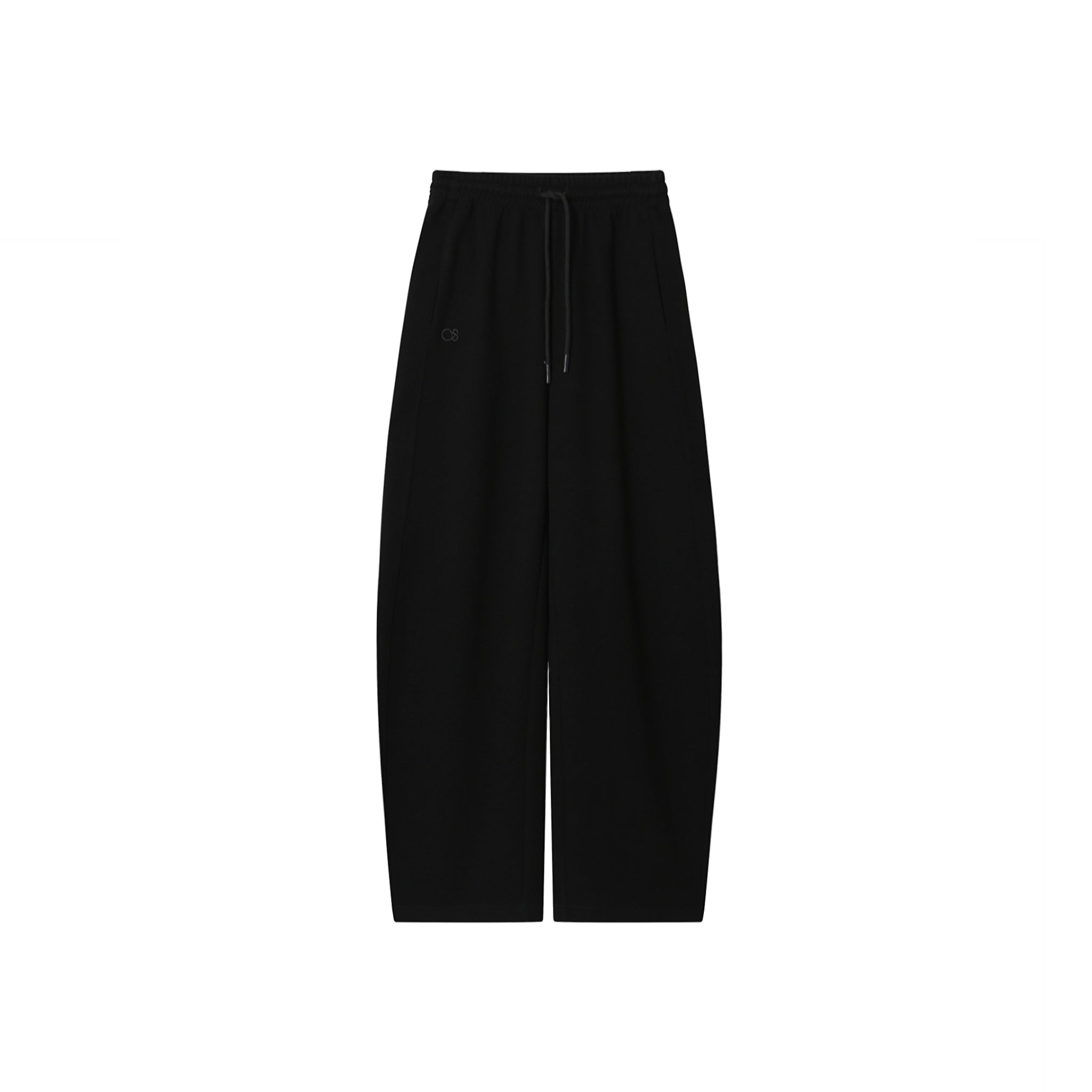 Airy Velvet Jogging Pants Black