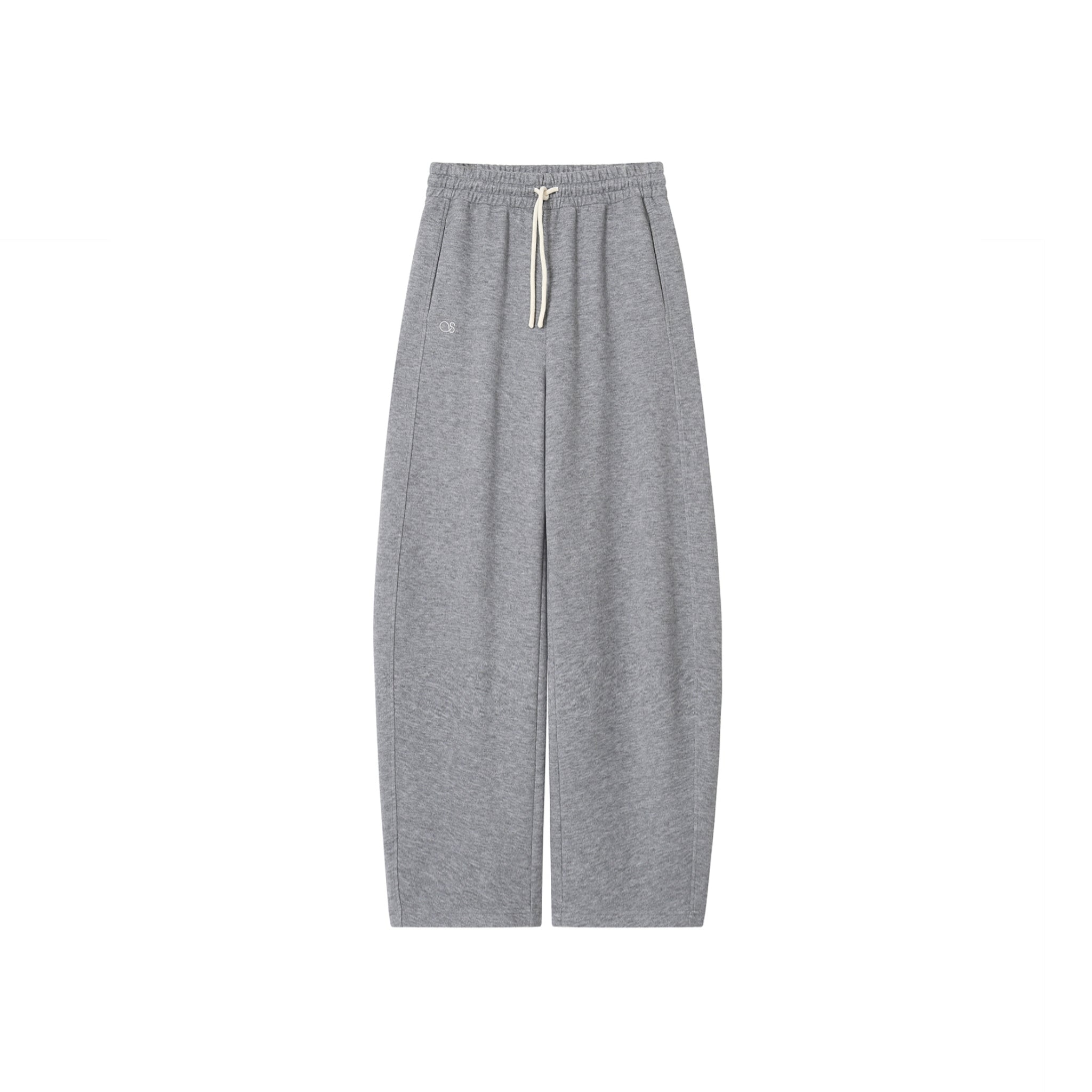 Airy Velvet Jogging Pants Grey