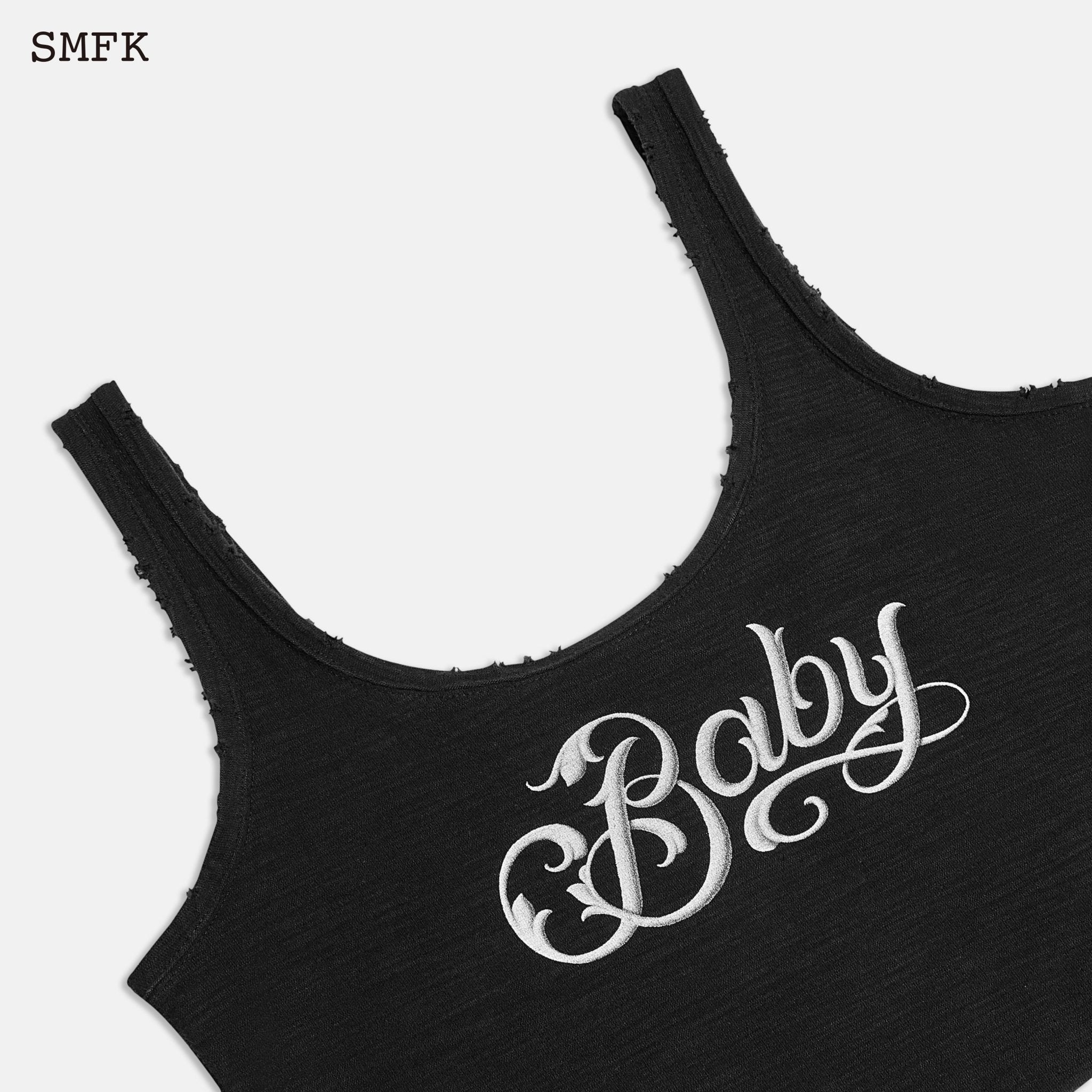 Baby Stray Baby Undershirt Midnight Black