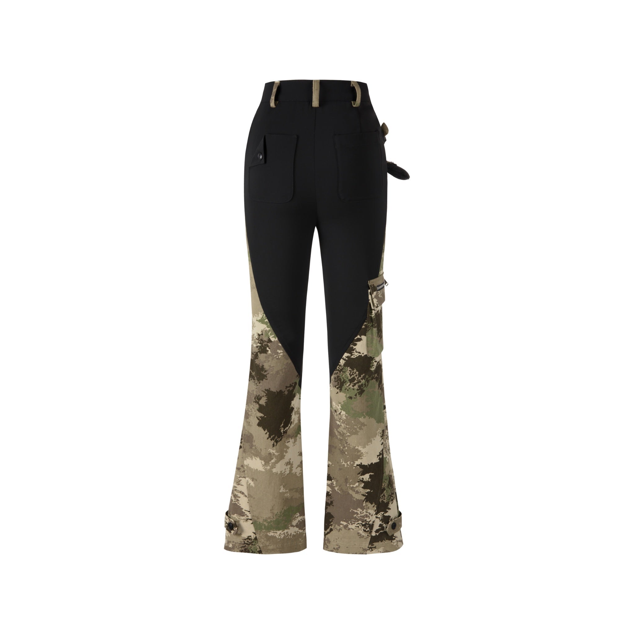 Bear Camo Patch Trousers Black