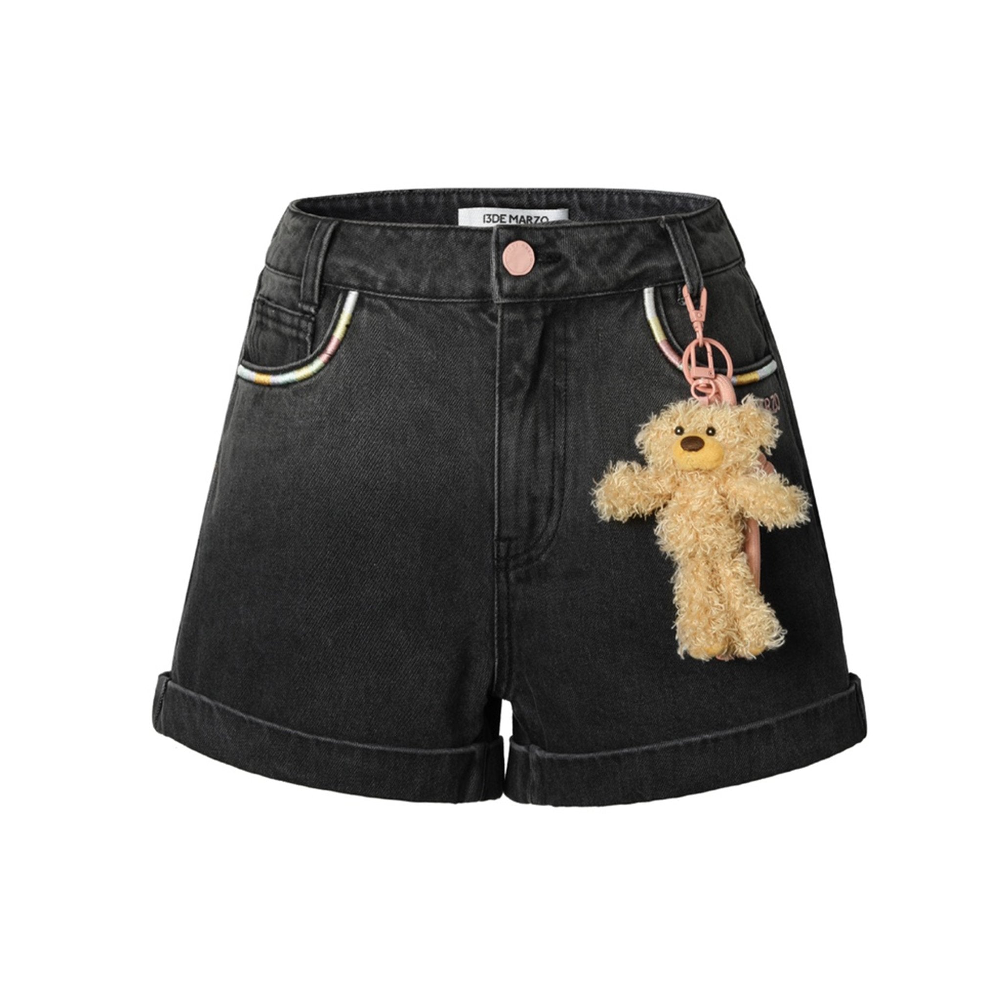 Bear Classic Denim Shorts Black