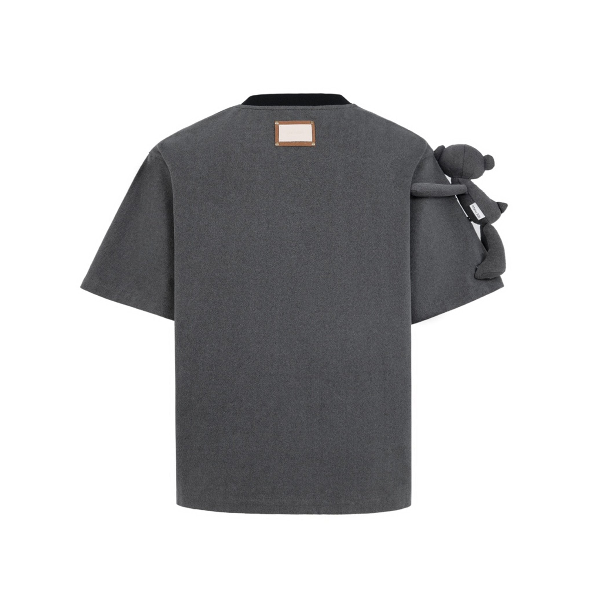 Bear Denim Rivet T-Shirt Washed Black