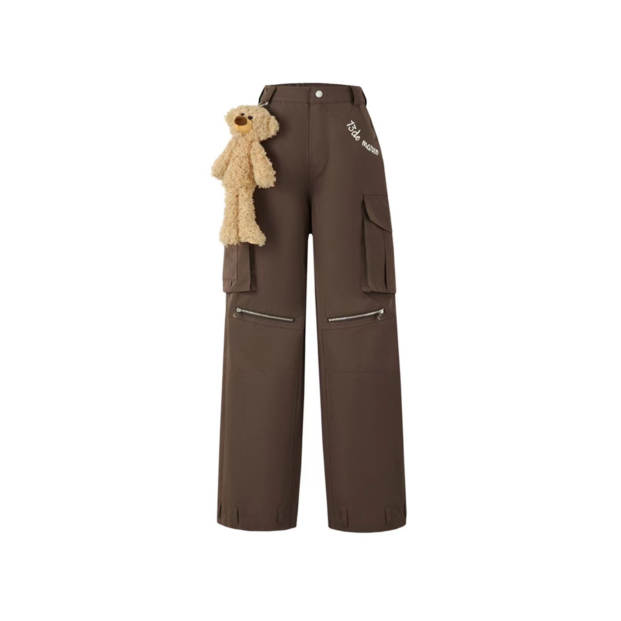 Bear Multi-Pocket Cargo Pants Brunette