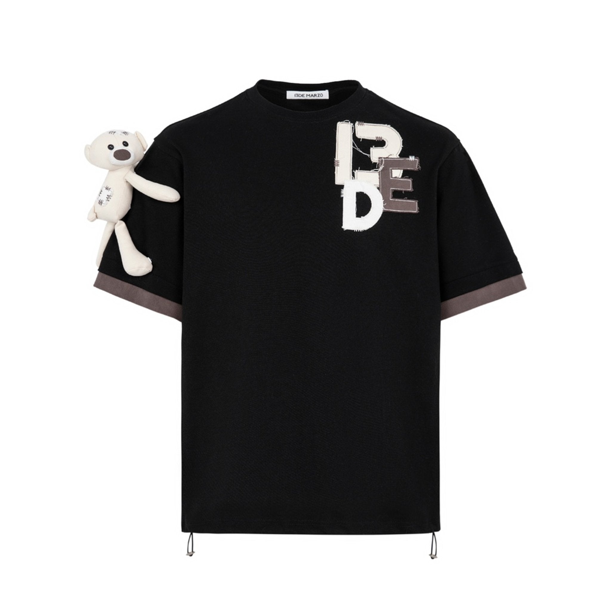 Bear Patched Logo T-shirt Forest River