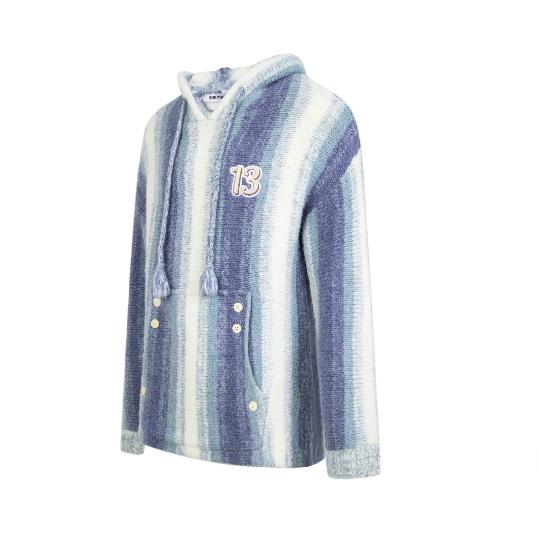 Bear Stripe Shades Sweater Bonnie Blue